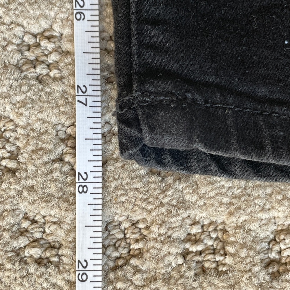 GAP 1969 ULTRA SKINNY BLACK DENIM JEANS SIZE 25/0 EUC - Picture 8 of 11